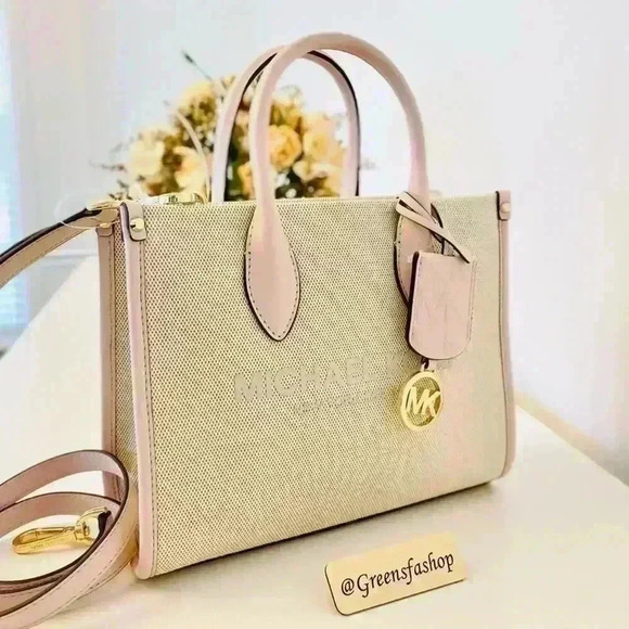 Michael Kors Handbags - Michael kors purse Mirella small tote crossbody bag powder blush